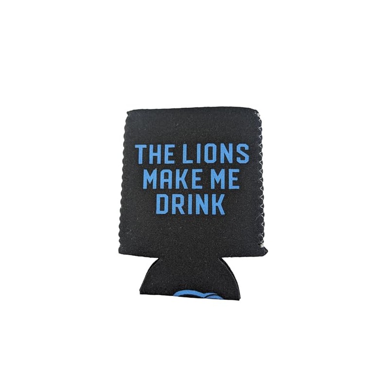 The Lions Make Me Drink Logo Insulated Can Wrap Scuba