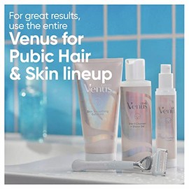Gillette Venus La preparación íntima, el suero calmante diario reduce el cabello encarnado para el cabello púbico y la piel, el bikini post Shave Suer