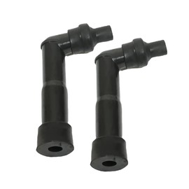 munirater 2PCS 120 Degree Spark Plug Boot Cap Cover Resistor Replacement for XB05F