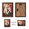 PETAFLOP Wooden Bulk 5x7 Picture Frame Set of 18, Rustic