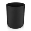 Essentra Home Matte Black Wastebasket Recycling Bin for Office, Trash