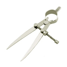 AAProTools Spring Dividers Calipers Compass 0-4.5" / 95 mm Range