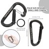 Carabiner Clip, 4 Pack, 855lbs，3" Heavy Duty Caribeaners for Hammocks,