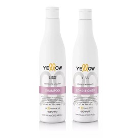 Yellow Shampoo + Acondicionador Liss Yellow Therapy Alfaparf