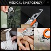 Trauma Shears Emergency Response Shears, Stainless Steel Foldable Scissors Pliers,