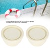 Haowecib Pool Ladder Rubber Buffer, 2 Pieces Safety Protection Replacement