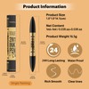 2024 New Double Ended Magic Eyebrow Pen, Microblading Eyebrow Pen
