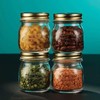 Bormioli Rocco Quattro Stagioni Small Glass Mason Jars 8.5 Ounce