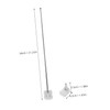 CAXUSD Magnetic Flag Pole Holder for Car Flag Base for