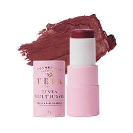 TEIA COSMETICOS Multiusos en Barra - Tinta en crema para rubor, labial y sombra - Fórmula natural hidratante - 7gr (Alma)