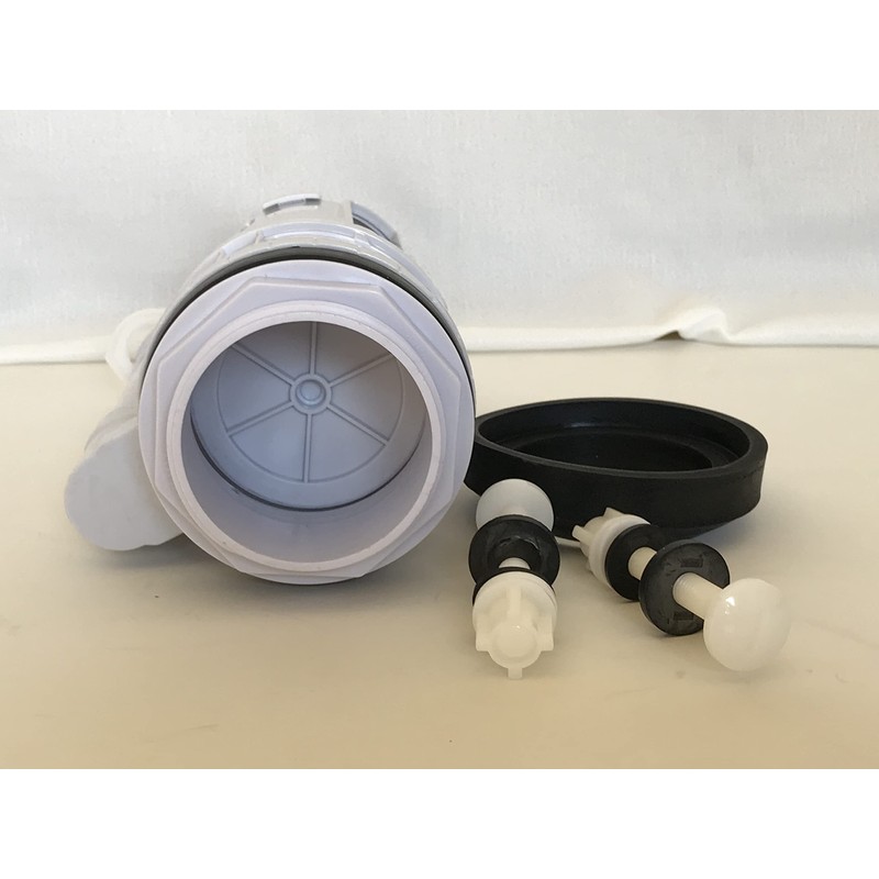 Top Button Dual Flush Valve & Adjustable Universal 7 to