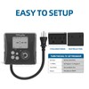TiFFCOFiO New Digital Outdoor Timer Waterproof, Dial Programmable Method, Outdoor