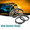 ACROPIX 57.1 to 65.1mm Hub Centric Rings Black - Pack