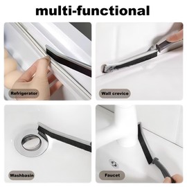 Crevice Cleaning Brush - Hard Bristle Cleaning Brush - Gap Cleaning Brush and Grout Cleaning Tool - Bathroom Cleaning Brush Tool - Cleaning Brushes Small Spaces (6)