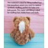 100% Virgin Polyester Hollowfibre Washable White Stuffing For Toys Sofas,