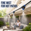 Outdoor Patio Misting System, 20–59 ft with 6–26 Brass Nozzles