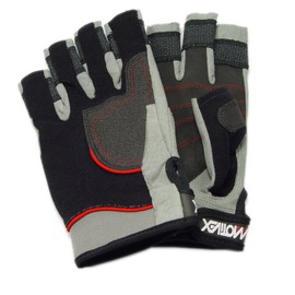 Sailing gloves back side Spandex, coated palms,with Kevlar reinforced fingers Size: S