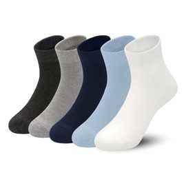 SERISIMPLE Kids Viscose Bamboo Above Ankle Socks Breathable Thin Summer Crew Comfortable Mesh Girls Boys Socks 5 Paris (US, Alpha, Large, Regular, Assorted2)