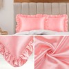 PiccoCasa Satin Pillowcases for Hair and Skin, Retro Silky Pillow