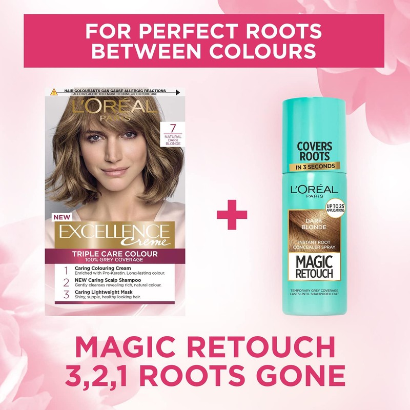 L'Oreal Paris Excellence Creme Hair Colour, Natural Dark Blonde (Number