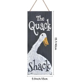 Wooden wall Art Panels The Quack Shack, duck sign, duck decor, duck house, farm sign, reclaimed wood, outdoor sign