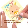 FEISHIONG 48 Pcs Baby Shower Games Scratch Off Cards,Baby Shower