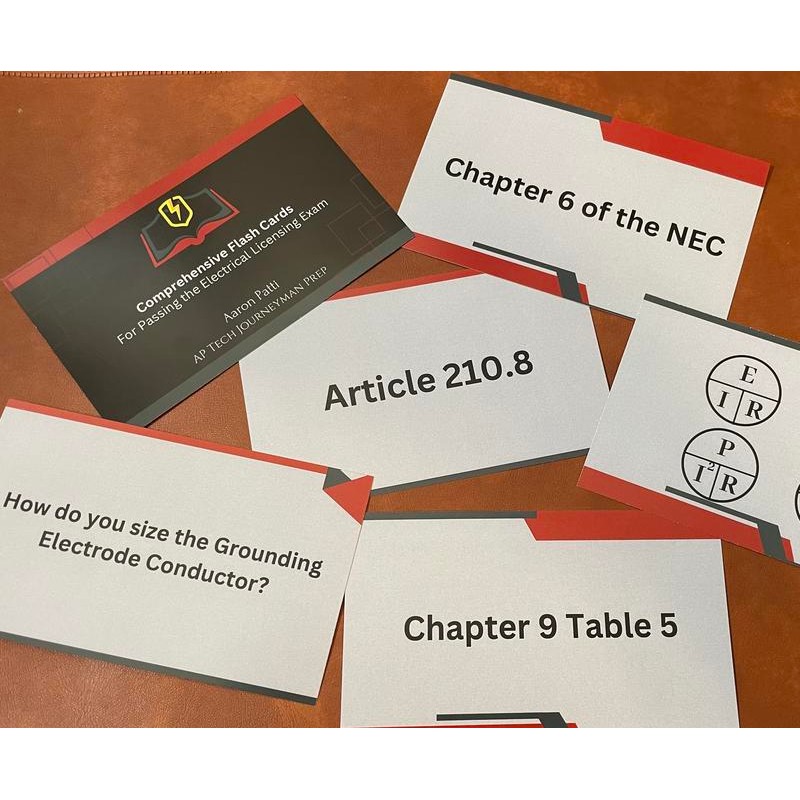 Comprehensive Flash Cards for Passing the Electrical Licensing Exam