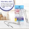 Tongue Cleaner Tongue Scraper Stainless Steel Tongue Brush Dental Kit