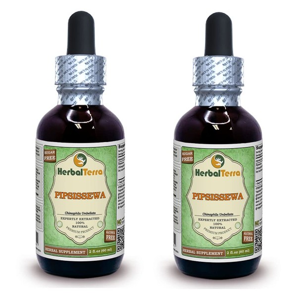 Pipsissewa (Chimaphila Umbellata) Glycerite, Dried Leaves Alcohol-Free Liquid Extract (Brand