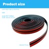19.7FT Universal T-Shape Car Windshield Weather Stripping - Self-Adhesive Rubber