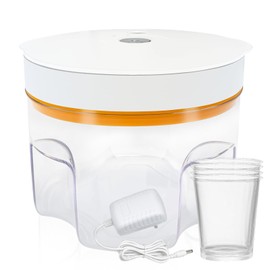 Resin Bubble Remover, 3–9 Minutes Efficient 99% Bubble Removal, 95 kPa Resin Vacuum Chamber, 2L Resin Bubble Remover Machine Epoxy Resin Airless Machine for Resin Molds Arts Crafts Jewelry Making