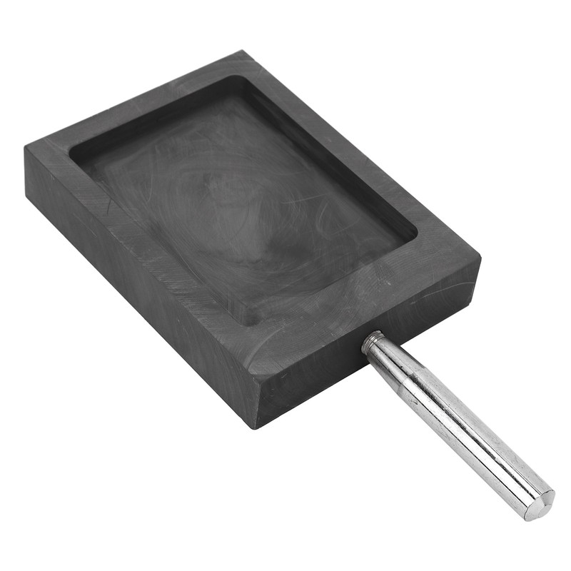 Graphite Casting Mold Metal Ingot Mold Crucible with Handle for