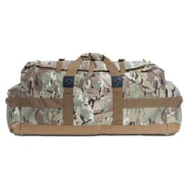 Backferry Large Military Duffle Bag Backpack Tactical Field Gear Equipment Duffel Bag Army Deployment Bag 85L (AT Camo)
