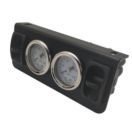 NYSUS Dual Air Gauge Controller Panel Paddle Valve Gauge with Paddle Switch for Air Suspension Kit Controller (Paddle Valve)