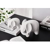 REEZHEE Modern Simple Ceramic White Elephant Living Room Home Office