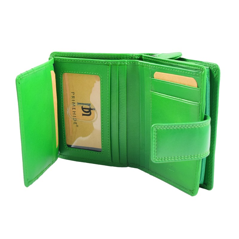 A1 FASHION GOODS Womens Soft Leather Purse Mid-Sized Cards ID