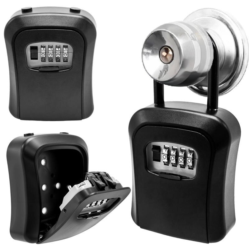 Unbranded Key Lock Box for Outside-Combin - 20 Units