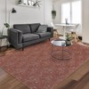 GarveeHome 9x12 Area Rug Modern Solid Jacquard Machine Washable Area