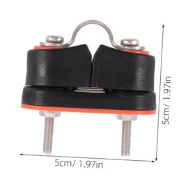 Totority Heavy Duty Boat Cam Cleat for Sailing Boating Nylon and Stainless Steel Build Marine Ball Bearing Cam Marine Line Cleats for Sailing Accessories