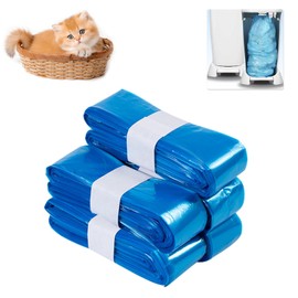 Rongxze Pack of 5 Refill Bags for Cat Litter, 4.5 m Nappy Bin Refill Cassettes, Good Sealing and Toughness Litter Locker Refill Cassette for Nappy Bin, Treatment of Cat Litter