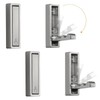 VOSEPO Folding Wall Hook, 4Pcs Foldable Coat Hooks Mounted, Heavy
