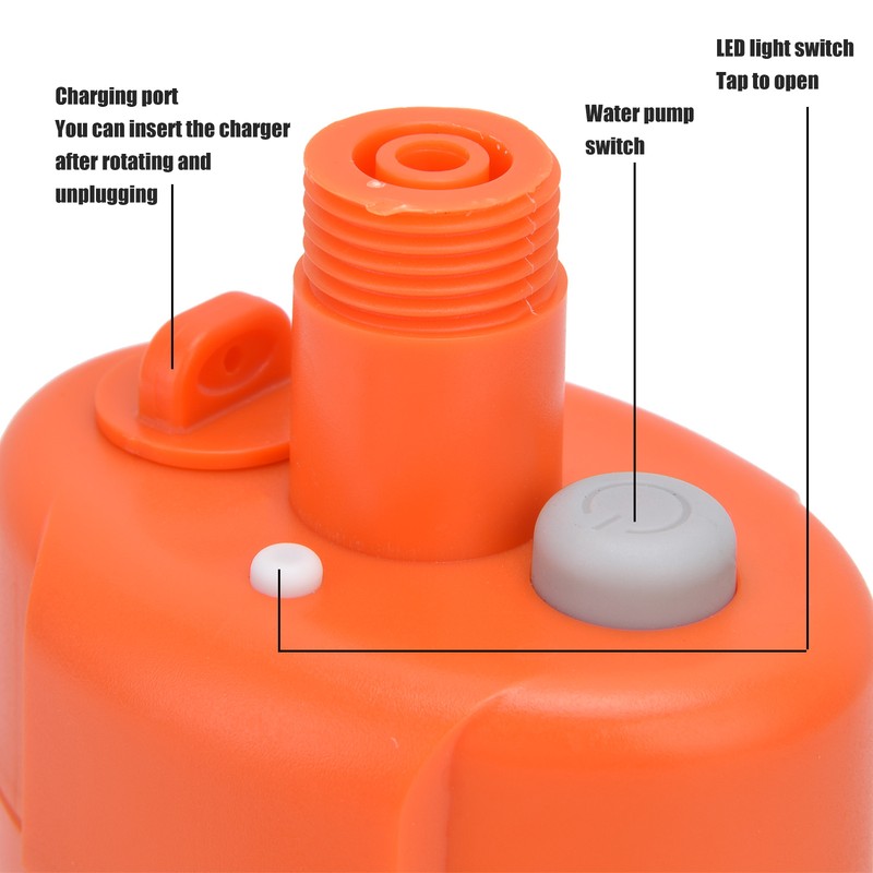 Portable Outdoor Shower Set Camping Shower Pump Handheld Sprayer for