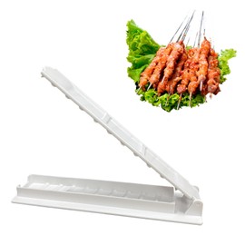 Zueyen Kebab Maker, 11 Inch Long Press Mould, Thick Plastic Manual Kebab Mould, Turkish Kebab Mould, for Kitchen, Home, Outdoor Picnic, Camping