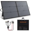 Solar Charger 110W Portable Solar Panel, IP67 Waterproof Foldable Solar
