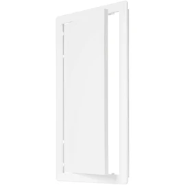 8" x 16" White Plastic Access Panel. Service Shaft Door Panel. Plumbing, Electricity, Heating, Alarm Wall Access Panel for Drywall. Bathroom Services Access Hole Cover.