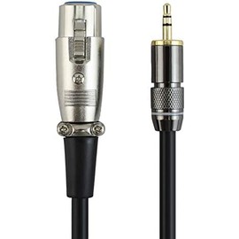 [CM35-1.5] by WYVERN AUDIO XLR Canon Female to 0.14 inch (3.5 mm) Mini Plug, Microphone Cable, For Connecting PC and Microphone (1.5m)