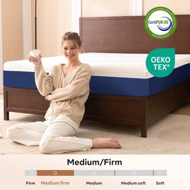 Gelsea Queeen Mattress,8 Inch Memory Foam Mattress in a Box,Cooling Gel-Infusion for Cooler Sleep,Made in USA,Breathable Cover,Queen Size Bed,60" X 80" X 8"