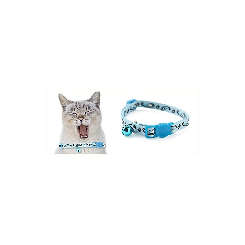 Laroc Cat Collar, Amico Paisley Cat Color, Pink, Safety Buckle,
