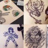 Wnatn 30 Hojas Sintética Practica Tatuar Doble Cara Tatuajes Skin