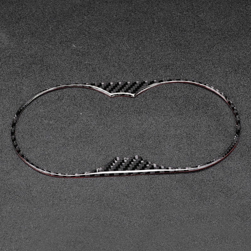 Left Hand Driving Carbon Fiber Water Cup Holder Panel Frame